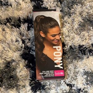 Brown Long Wave Wrap Around Ponytail